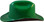 Outlaw Cowboy Hardhat with Ratchet Suspension Dark Green - Right Side View