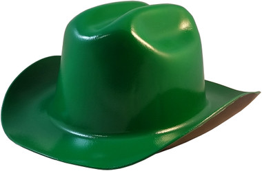 Outlaw Cowboy Hardhat with Ratchet Suspension Dark Green - Oblique View