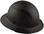 Actual Carbon Fiber Hard Hat - Full Brim Matte Black  - Right Side View
