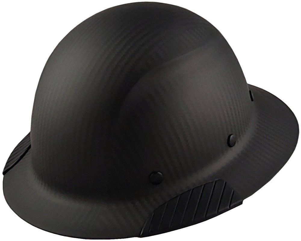 Download Actual Carbon Fiber Hard Hat - Full Brim Matte Black