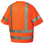 Pyramex Class 3 Hi-Vis Mesh Orange Safety Vests w/ Silver Stripes  ~ Bacl View