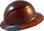 DAX Fiberglass Composite Hard Hat - Full Brim Natural Tan - Left Side View