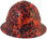 Dante's Inferno Hydro Dipped Hard Hats Full Brim Style - Front View