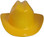 Outlaw Cowboy Hardhat with Ratchet Suspension Yellow - Front View