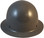 MSA Skullgard Full Brim Hard Hat with FasTrac III Ratchet Suspension - GUNMETAL - Front View