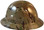 MultiCam Camo Hydro Dipped Hard Hats Full Brim Style - Left Side View
