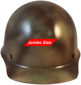 MSA Skullgard (LARGE SHELL) Cap Style Hard Hats with STAZ ON Suspension - Textured CAMO - Front View