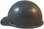 MSA Skullgard (LARGE SHELL) Cap Style Hard Hats with STAZ ON Suspension - Textured GUNMETAL - Left Side View
