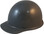 MSA Skullgard (LARGE SHELL) Cap Style Hard Hats with STAZ ON Suspension - Textured GUNMETAL - Oblique View