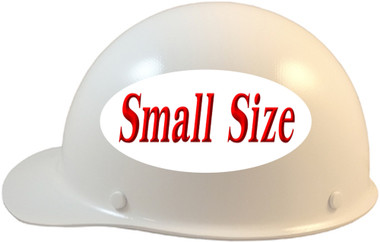 MSA Skullgard (SMALL SHELL) Cap Style Hard Hats with Ratchet Suspension - White - Left Side View