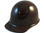 MSA Skullgard (SMALL SIZE) Cap Style Hard Hats with Ratchet Suspension - Brown - Oblique View