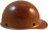 MSA Skullgard (SMALL SIZE) Cap Style Hard Hats with Ratchet Suspension - Natural Tan - Right Side View