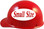 MSA Skullgard (SMALL SIZE) Cap Style Hard Hats with Ratchet Suspension - Red - Left Side View