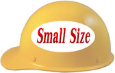 MSA Skullgard (SMALL SIZE) Cap Style Hard Hats with Ratchet Suspension - Yellow - Left Side View