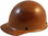 MSA Skullgard Cap Style Hard Hats - Ratchet Suspensions - Natural Tan  - Oblique View