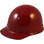 MSA Skullgard Cap Style Hard Hats - Ratchet Suspensions - Maroon  - Oblique View