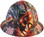 President Donald Trump Hydro Dipped Hard Hats Full Brim Style - Front View