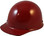 MSA Skullgard Cap Style With STAZ ON Suspension Maroon - Oblique View