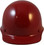 Skullgard Cap Style Hard Hats With Swing Suspension Maroon - Front View