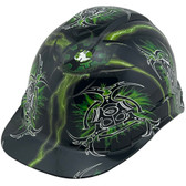 Nuclear Fallout Hydro Dipped Cap Style Hard Hats - Oblique View