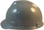 MSA V-Gard Cap Style Hard Hats with One Touch Suspensions Gray  - Left Side View