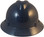 MSA V-Gard Full Brim Hard Hats with Fas-Trac Suspensions Navy Blue - Front View