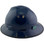 MSA V-Gard Full Brim Hard Hats with Fas-Trac Suspensions Navy Blue - with Protective Edge