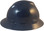 MSA V-Gard Full Brim Hard Hats with Staz On Suspensions Navy Blue  - Right Side View