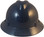 MSA V-Gard Full Brim Hard Hats with One-Touch Suspensions Navy Blue - Front View
