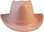 Occunomix Western Cowboy Hard Hats ~ Light Pink - Front View