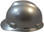 MSA Cap Style Large Jumbo Hard Hats with Fas-Trac Suspensions Silver  - Left Side View