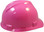 MSA Cap Style Small Hard Hats with Fas-Trac Suspensions Hot Pink - Right Side View