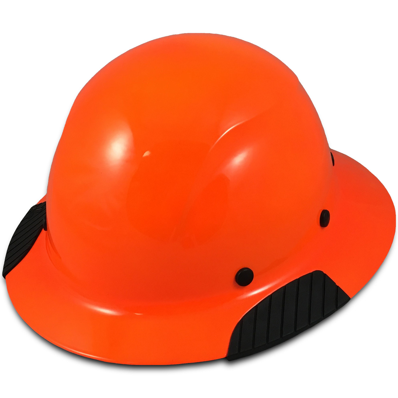DAX Fiberglass Composite Hard Hat Full Brim HighViz Orange