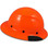 DAX Fiberglass Composite Hard Hat - Full Brim High Vision Orange - Right View