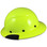 DAX Fiberglass Composite Hard Hat - Full Brim High Vision Lime - Left View