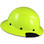 DAX Fiberglass Composite Hard Hat - Full Brim High Vision Lime - Right View