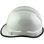 Pyramex Ridgeline Cap Style Hard Hat with Shiny White Graphite Pattern with Protective Edge - Left