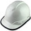 Pyramex Cap Style RIDGELINE Hard Hat Shiny White Pattern with Protective Edge - Oblique