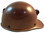 MSA Skullgard Cap Style With STAZ ON Suspension Natural Tan ~ Left View