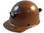MSA Skullgard Cap Style With STAZ ON Suspension Natural Tan ~ Oblique View