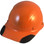 DAX Fiberglass Composite Hard Hat - Cap Style Hi Viz Orange - Oblique View