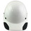DAX Fiberglass Composite Hard Hat - Cap Style White - Front View