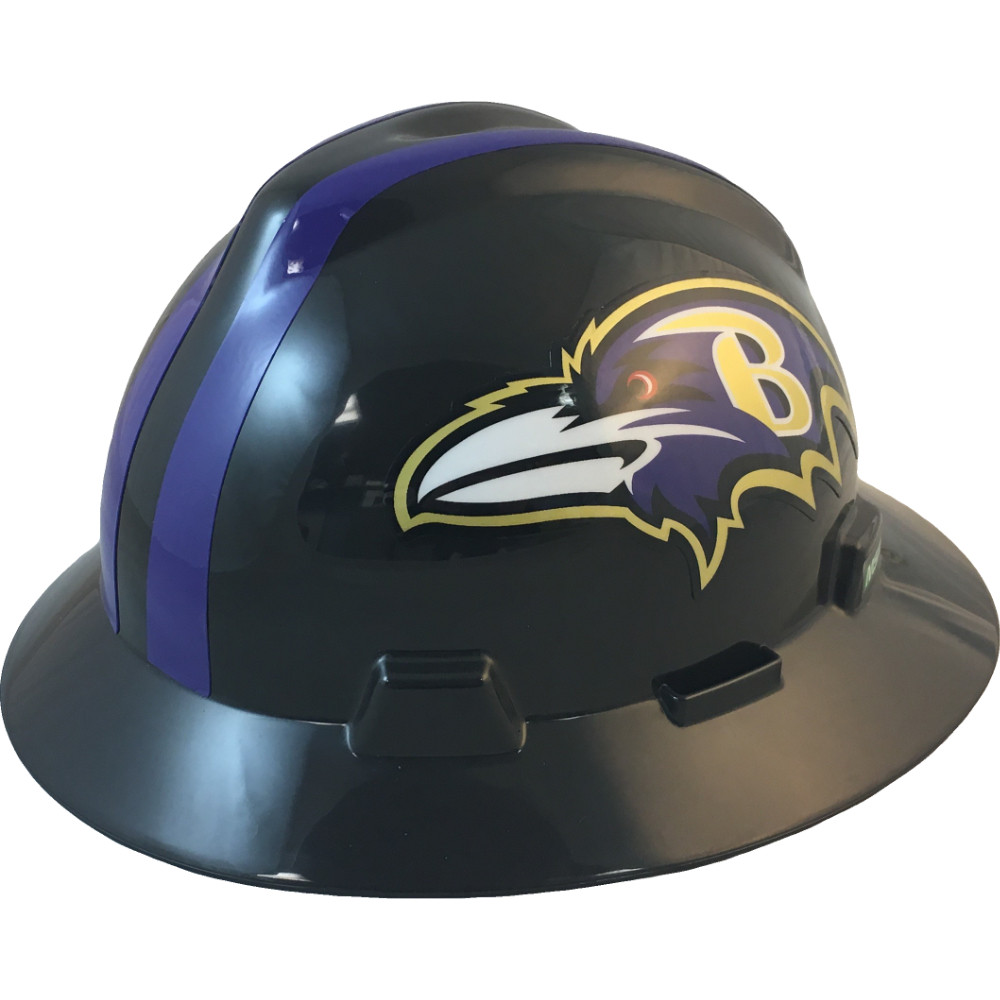 gold full brim hard hat