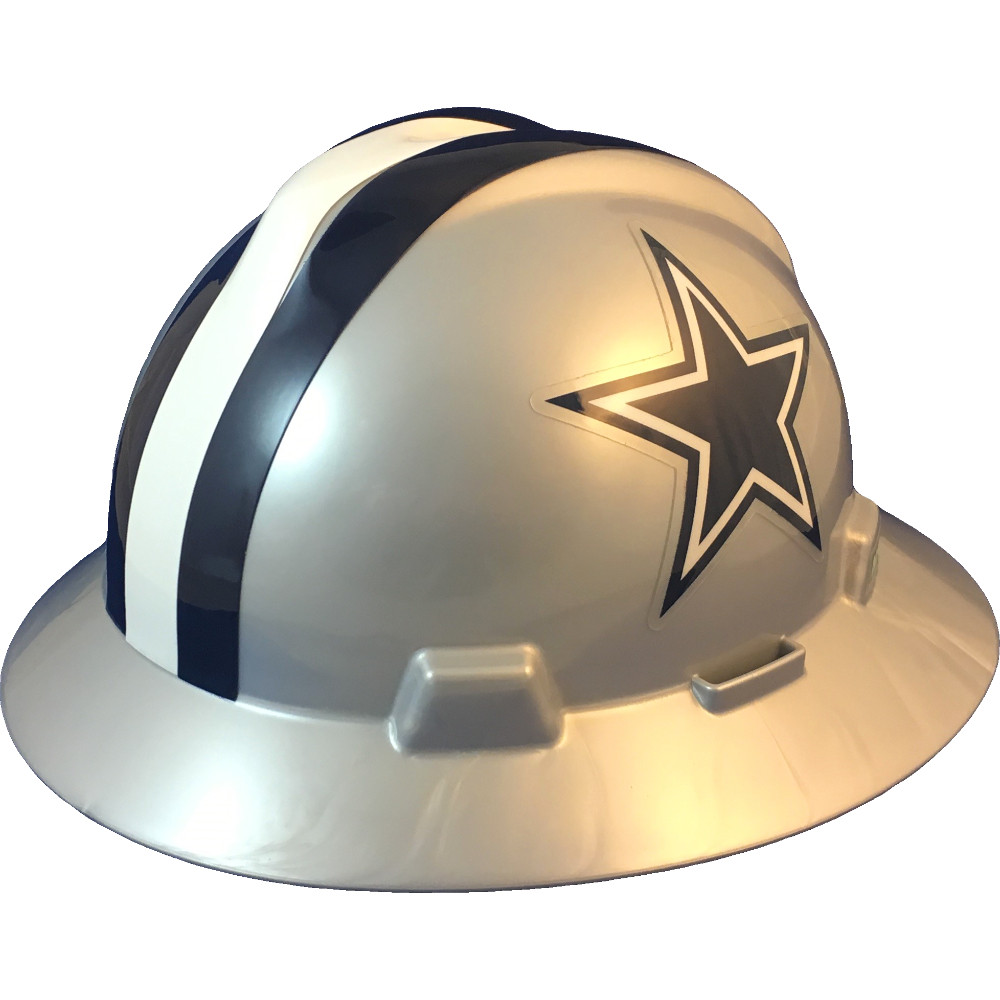 metal full brim hard hat