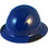 DAX Fiberglass Composite Hard Hat - Full Brim Royal Blue - Oblique View