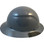 Actual Carbon Fiber Hard Hat - Full Brim Textured Medium Gray  - Right View