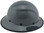 DAX Fiberglass Composite Hard Hat - Full Brim Textured Medium Gray with edge Front Right