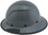 DAX Fiberglass Composite Hard Hat - Full Brim Textured Medium Gray with edge Front Left