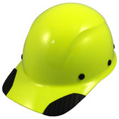 DAX Hard Hat - Cap Style High Vision Lime - Oblique View