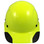 DAX Hard Hat - Cap Style High Vision Lime - Front View